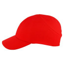 Каскетка защитная RZ FavoriT CAP укороченный козырек 55 мм (красная) СОМЗ 95516 (95516)