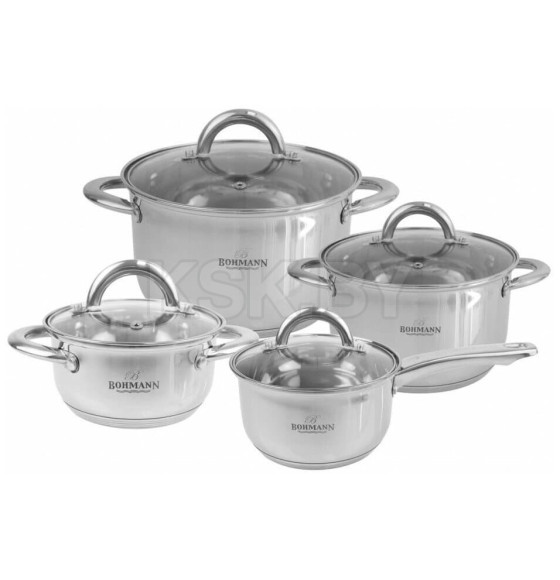 Набор посуды Bohmann BH-0812S (8пр.) (49851) 