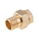 Американка прямая  3/4" вн.-нар, с уплотн. кольцом, латунь, AV Engineering  (AVE308002) 