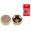 Заглушка  3/4" вн. с прокладкой, латунь, AV Engineering  (AVE310003) 