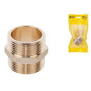 Ниппель  1 1/4" нар.-нар., латунь, AV Engineering (AVE303014) 