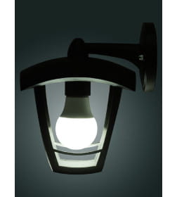 Светильник садово-парковый настенный "СИТИ" НБУ 07-60-002 У1 четырехгранный вниз черный TDM SQ0330-1302