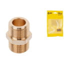 Ниппель  3/8" нар.-нар., латунь,  AV Engineering (AVE303015) 