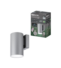 Светильник настенный LED, Соло, 6 Вт, 4000 К, H160 мм, алюминий/серый, IP65 TDM SQ0345-1092