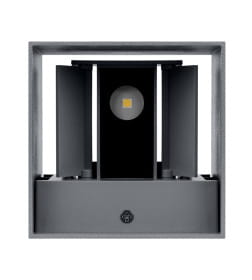 Светильник настенный LED, Кватро, 2х3 Вт, 4000 К, Н100 мм, алюминий/серый, вверх/вниз, IP65 TDM SQ0345-1086