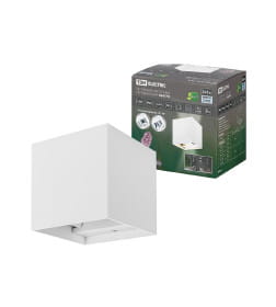 Светильник настенный LED, Кватро, 2х3 Вт, 4000 К, Н100 мм, алюминий/белый, вверх/вниз, IP65 TDM SQ0345-1028