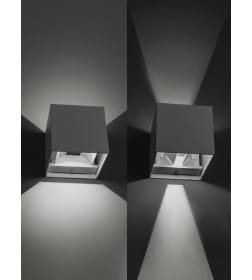 Светильник настенный LED, Кватро, 2х3 Вт, 4000 К, Н100 мм, алюминий/белый, вверх/вниз, IP65 TDM SQ0345-1028