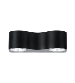 Светильник настенный LED, Дуэт, 4х3 Вт, 3000 К, L200 мм, алюминий/черный, вверх/вниз, IP65 TDM SQ0345-1025