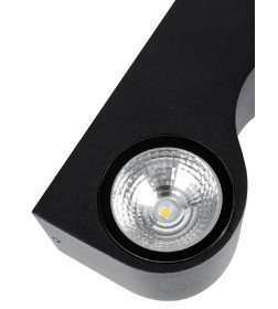 Светильник настенный LED, Дуэт, 4х3 Вт, 3000 К, L200 мм, алюминий/черный, вверх/вниз, IP65 TDM SQ0345-1025
