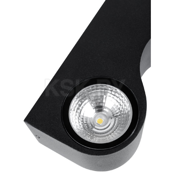 Светильник настенный LED, Дуэт, 4х3 Вт, 3000 К, L200 мм, алюминий/черный, вверх/вниз, IP65 TDM SQ0345-1025 (SQ0345-1025) 