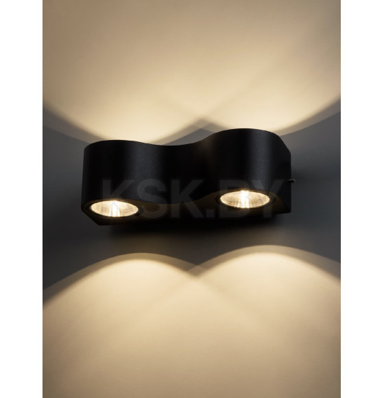 Светильник настенный LED, Дуэт, 4х3 Вт, 3000 К, L200 мм, алюминий/черный, вверх/вниз, IP65 TDM SQ0345-1025 (SQ0345-1025) 