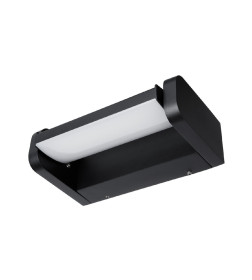 Светильник настенный LED, Аура, L200 мм, 6 Вт, 3000 K, алюминий/черный, IP65 TDM SQ0345-1036