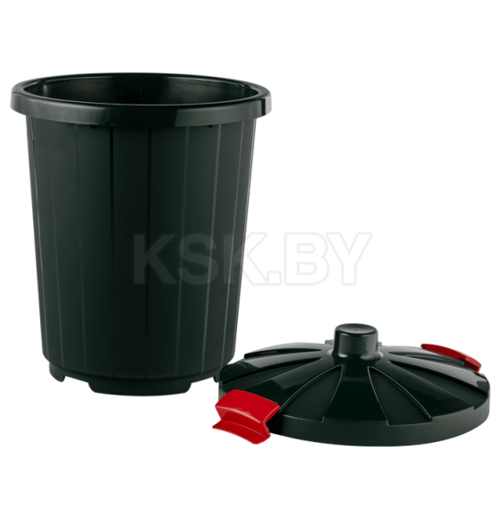 Бак с крышкой 105л (темно зелёный) (ЭП 361184) 