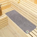 Лежак для бани темный с вышивкой "Главный банщик" 150х50 см Добропаровъ (9250547) 