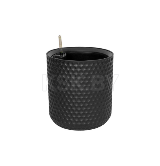 Кашпо KERAMA 7 л (с автополивом) OLA DOM (антрацит) (ЭП 486842) 