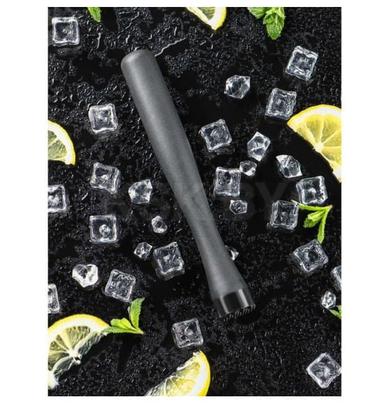 Мадлер - толкушка пластик "Blackout" 20.5 см, чёрный 7562634 Magistro (7562634) 