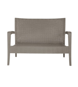 Диван RATTAN Ola Dom (серый) 1280х770х890мм