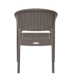 Кресло RATTAN Ola Dom (серый) 580х620х805мм