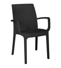 Стул RATTAN Ola Dom (антрацит) 585х560х855мм