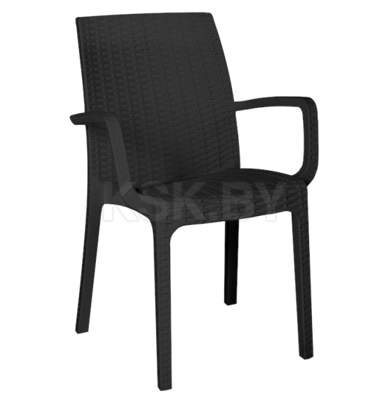 Стул RATTAN Ola Dom (антрацит) 585х560х855мм (ЭП 401349) 
