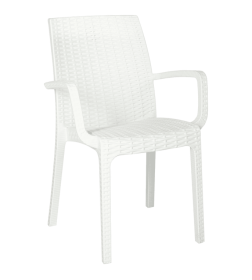 Стул RATTAN Ola Dom (белый) 585х560х855мм