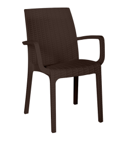 Стул RATTAN Ola Dom (коричневый) 585х560х855мм