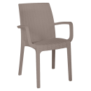 Стул RATTAN Ola Dom (серый) 585х560х855мм (ЭП 401363) 