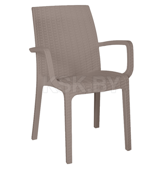 Стул RATTAN Ola Dom (серый) 585х560х855мм (ЭП 401363) 