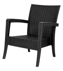 Кресло-диван RATTAN Ola Dom (антрацит) 760х720х890мм