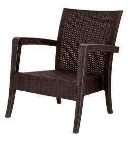 Кресло-диван RATTAN Ola Dom (коричневый) 760х720х890мм