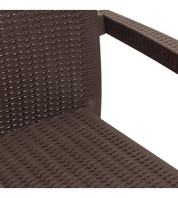 Кресло-диван RATTAN Ola Dom (коричневый) 760х720х890мм