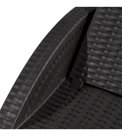 Шезлонг RATTAN (антрацит)