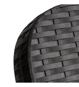 Шезлонг RATTAN (антрацит)