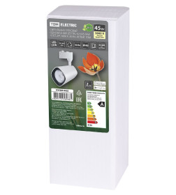 Светильник трековый однофазный LED TRL-02-045-WW 45 Вт, 24°, 3000 К, 90 Ra, белый, TDM SQ0369-0020