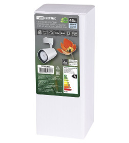 Светильник трековый однофазный LED TRL-02-045-NW 45 Вт, 24°, 4000 К, 90 Ra, белый, TDM SQ0369-0028