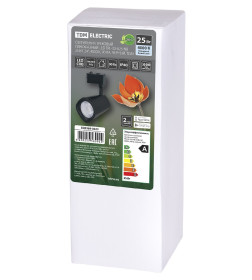 Светильник трековый однофазный LED TRL-02-025-NB 25 Вт, 24°, 4000 К, 90 Ra, черный, TDM SQ0369-0023