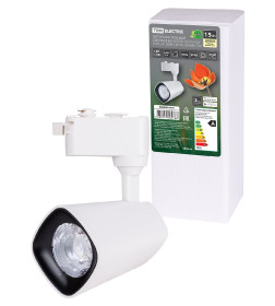 Светильник трековый однофазный LED TRL-02-015-WW 15 Вт, 24°, 3000 К, 90 Ra, белый, TDM SQ0369-0014