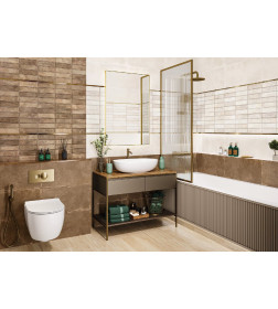 Плитка New Trend Elbrus Brick Crema 300х600х9 мм 