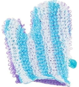 Мочалка банная для возрослых полипропиленовая "Варежка" MASSAGE-LINE 15сМ37ППП