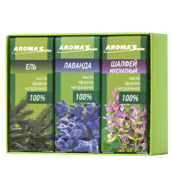 Набор эфирных масел Aroma Saules SAUNA MED, 3*10 мл