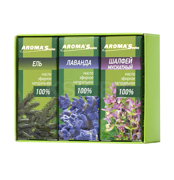 Набор эфирных масел Aroma Saules SAUNA MED, 3*10 мл