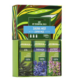 Набор эфирных масел Aroma Saules SAUNA MED, 3*10 мл
