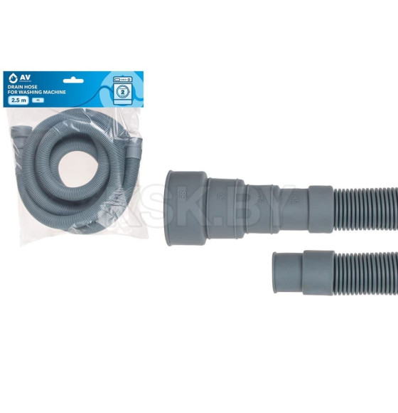 Шланг сливной для стиральной машины 2,5 м ПЭ AV Engineering AVE3403250 (AVE3403250) 