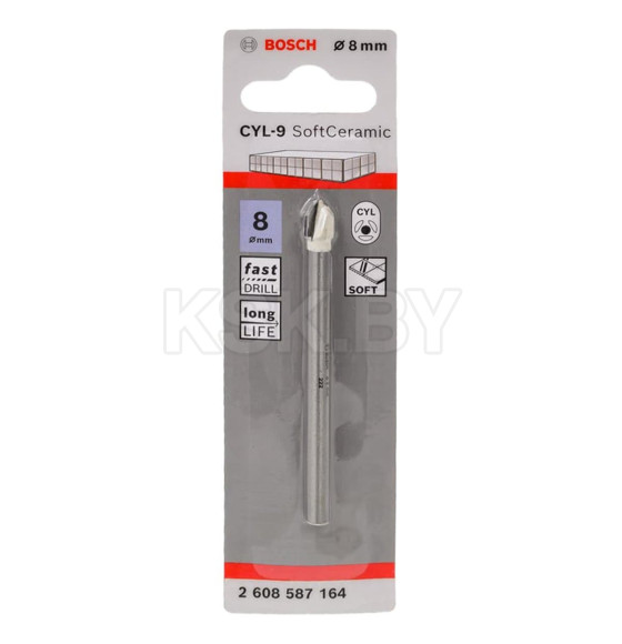 Сверло по кафелю и стеклу 8х80 мм CYL-9 Ceramic BOSCH 2608587164 (2608587164)