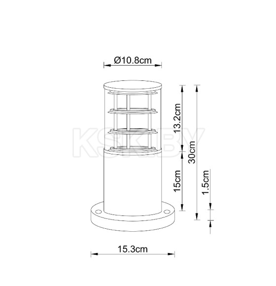 Светильник ландшафтный Arte Lamp TOKYO A5315FN-1BK (A5315FN-1BK) 