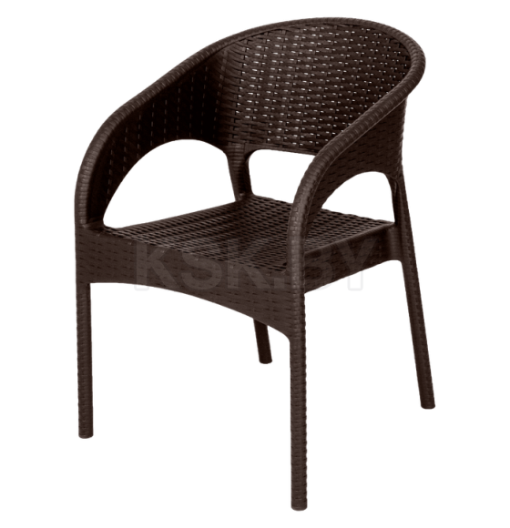 Кресло RATTAN Ola Dom (коричневый) 580х620х805мм (ЭП 442295)