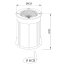 Светильник тротуарный Arte Lamp PIAZZA A6205IN-1SS (A6205IN-1SS) 