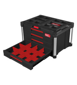 Ящик PACKOUT™ с 4-мя выдвижными отсеками Milwaukee 4932493189