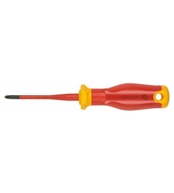 Отвертка крестовая PH2/SL6х100 мм 1000V SLIM S2 HOEGERT HT1S974-1
