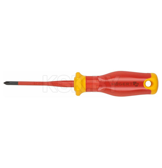 Отвертка крестовая PH2х100 мм 1000V SLIM S2 HOEGERT HT1S966-1 (HT1S966-1) 